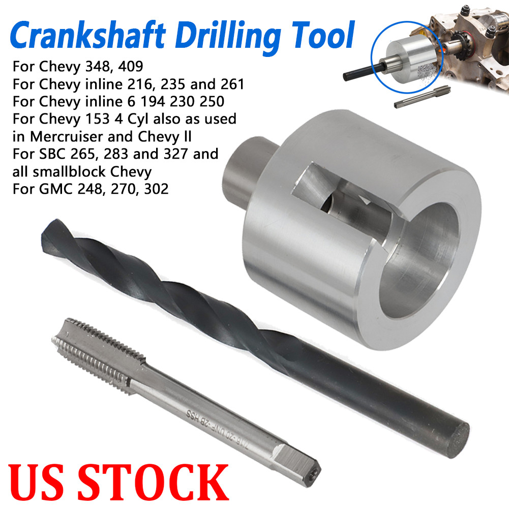 Crankshaft Drilling Fixture Balancer Bolt Tool For 283 327 250 235 261 230 SBC