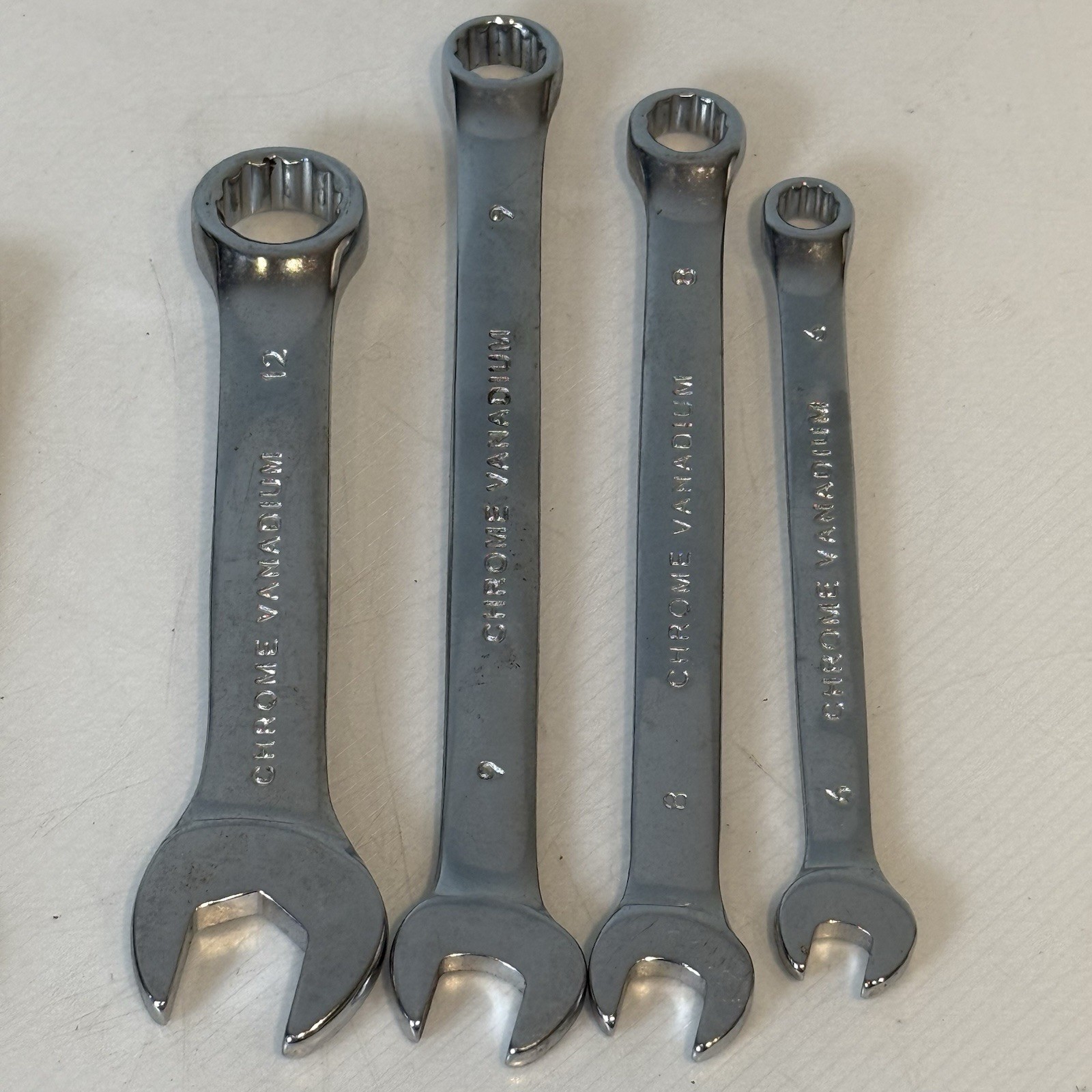 Hyper Tough Wrenches Open Box Combination Mixed Lot Sizes SAE Metric 11 Pieces