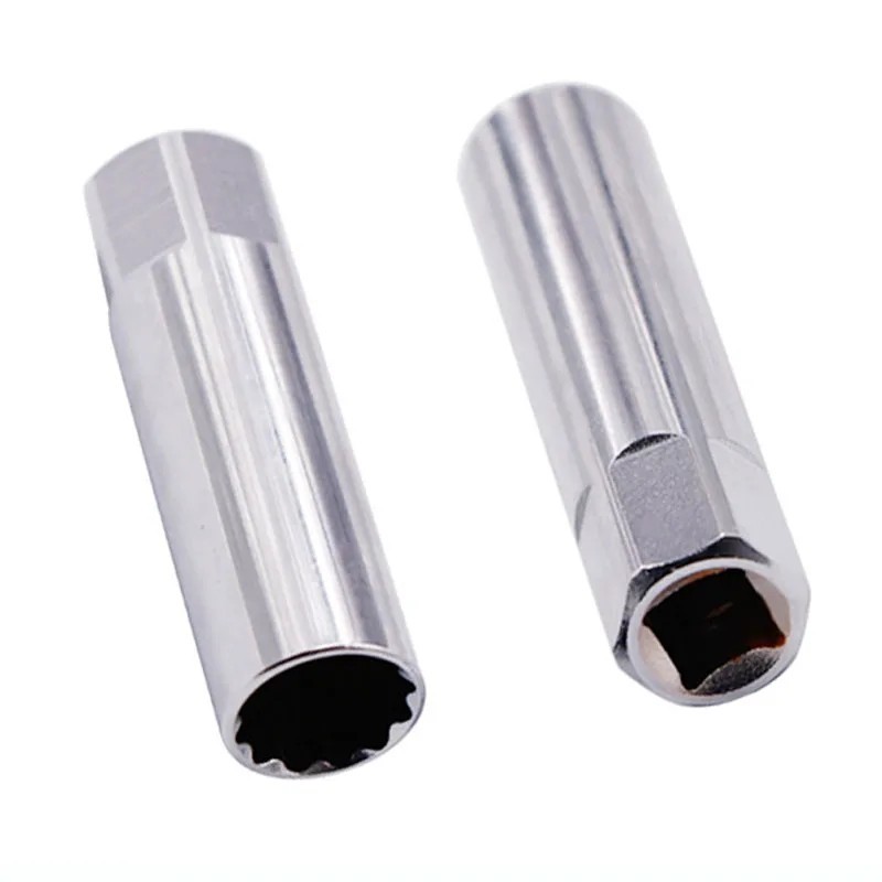 14mm 12 Point Thin walled Magnetic Spark Plug Socket 3/8″ Drive For BMW Nisan US
