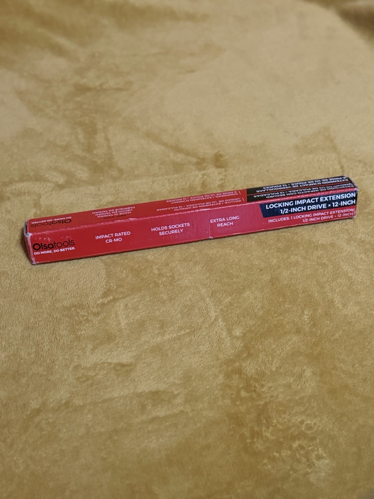 Locking Impact Extension 1/2- Inch drive x 12 Inch