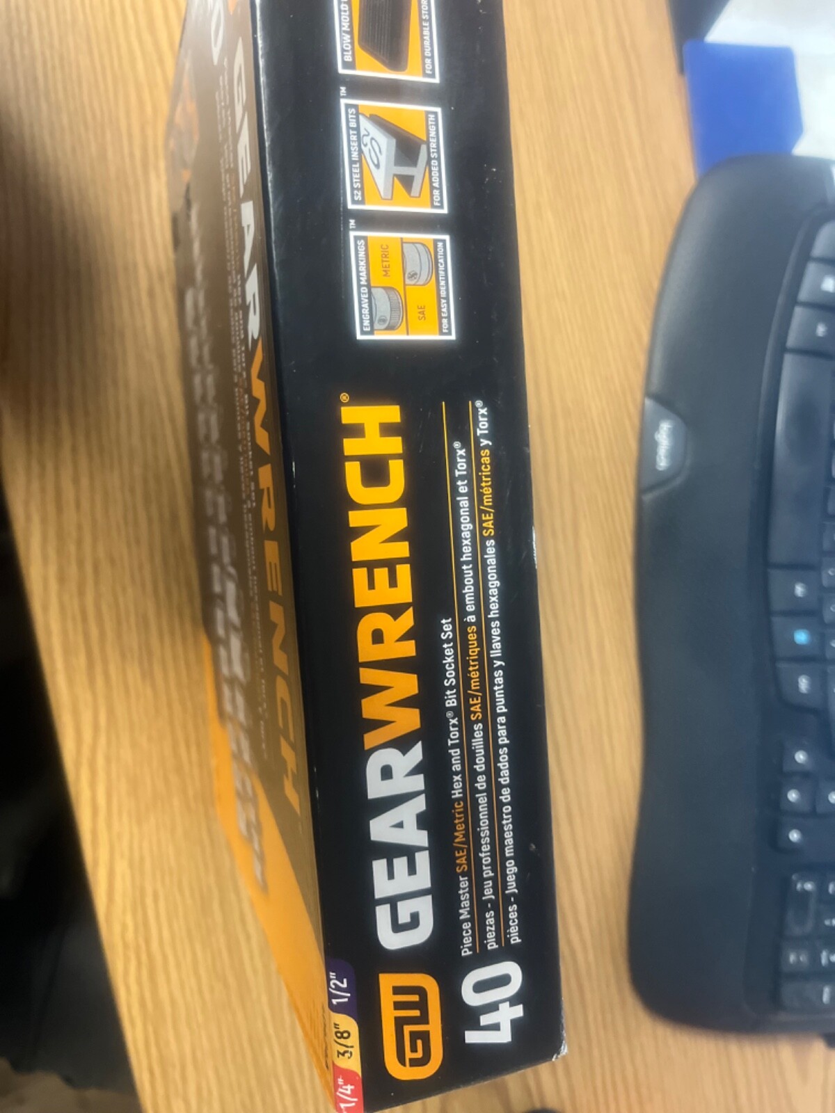 GEARWRENCH — 40 PIECE MASTER SAE/METRIC HEX AND TORX BIT SET
