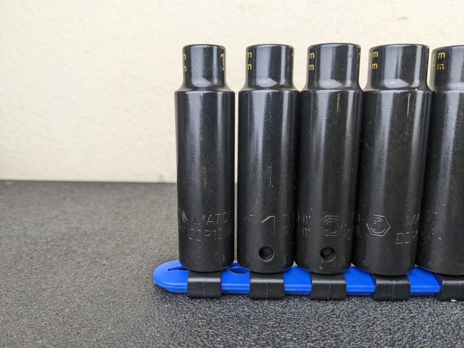 #bp134 Matco Tools NEW 1/2″ Drive METRIC Deep IMPACT Socket Set SCDPM116TA