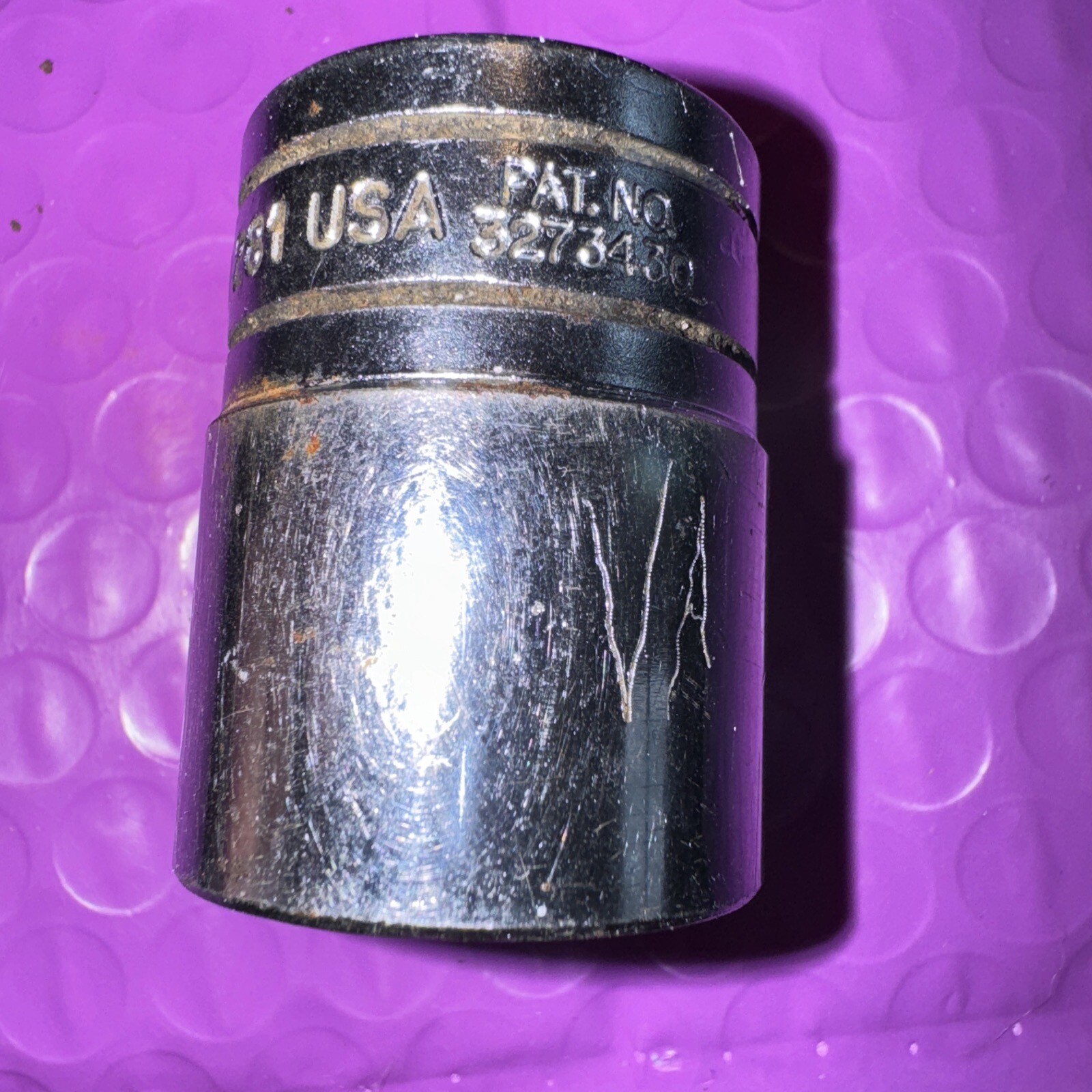 Snap-on TW241 7/8 Inch 1/2 Inch Drive SAE 6 Point Shallow Chrome Socket SF