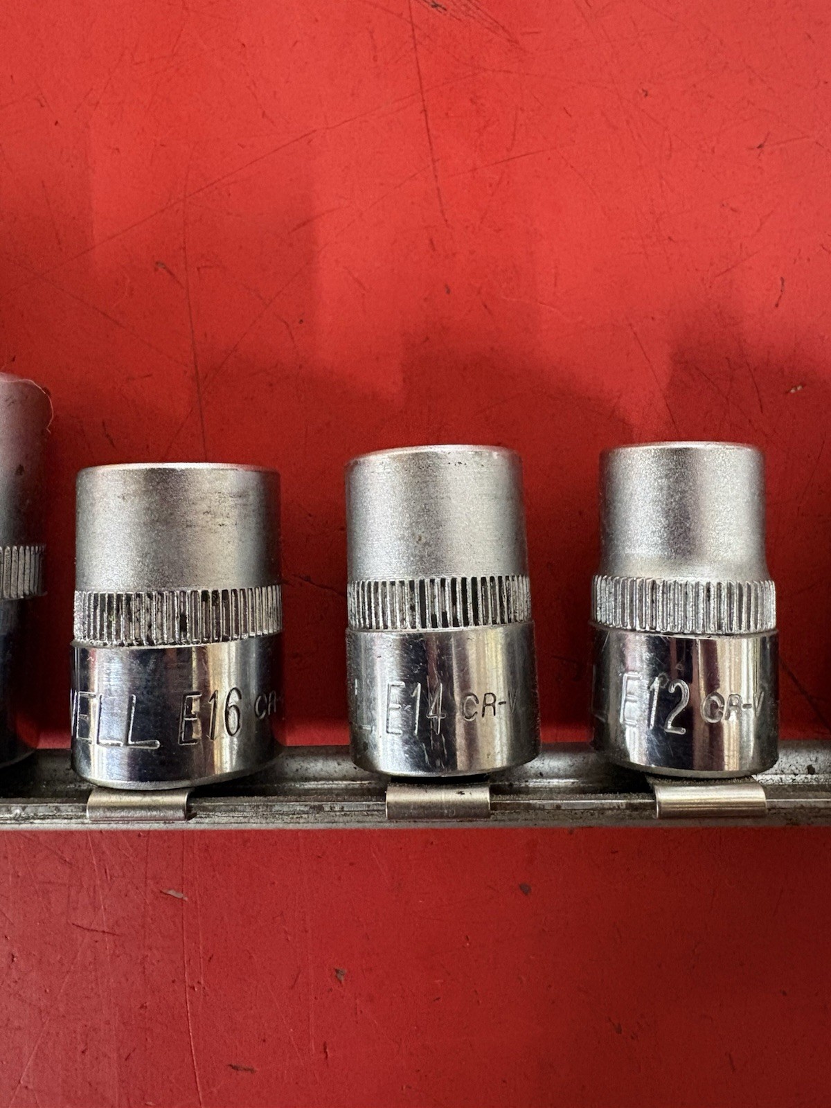Cornwell – E4 -E20 11PC Combination Drive TORX Shallow Socket Set 11pc
