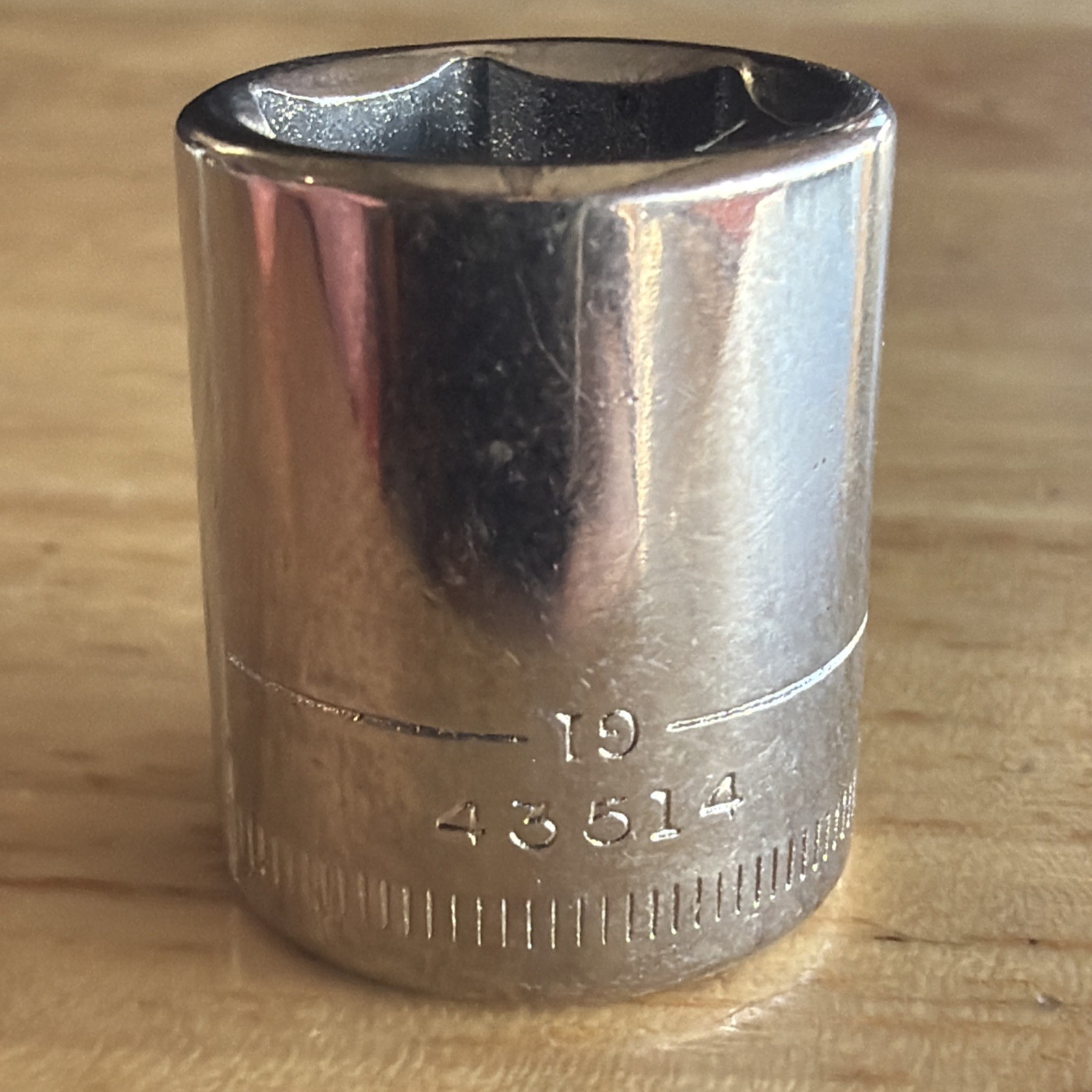 Craftsman 13mm Shallow Socket 1/4″ Drive 6 Point Inverted G1 Series 43514 USA