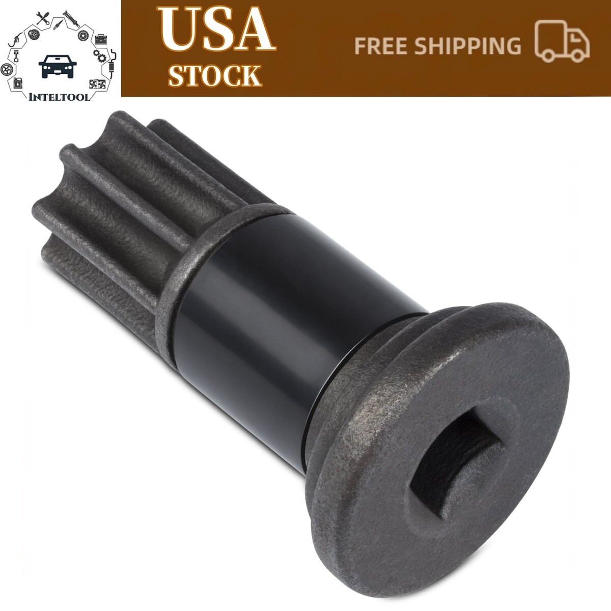 Engine Barring/Rotating Tool for Cummins 8.3L 5.9L 6.7L Diesels & Dodge Black