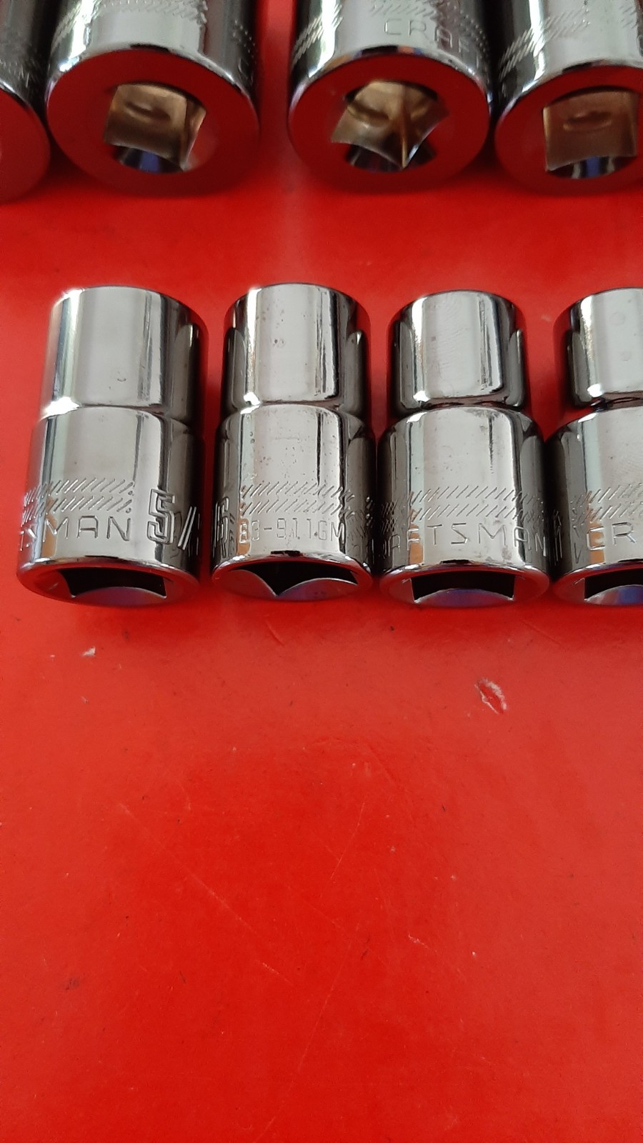 New Craftsman OVERDRIVE 1/2″ Drive SAE 11pc Shallow Socket Set 3/8″ to 1″ 6pt