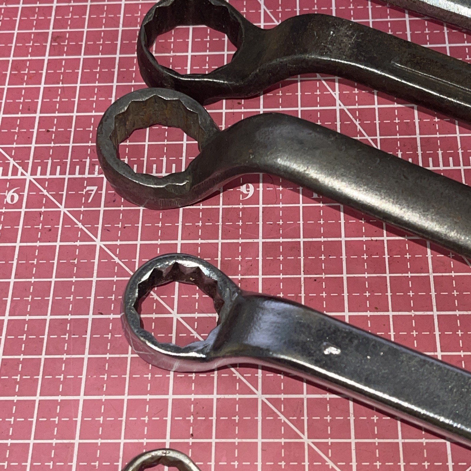 USA Made 5 Piece SAE 12 Point Offset Box End Wrench Set 1-5/16 – 11/16 In Jumbo