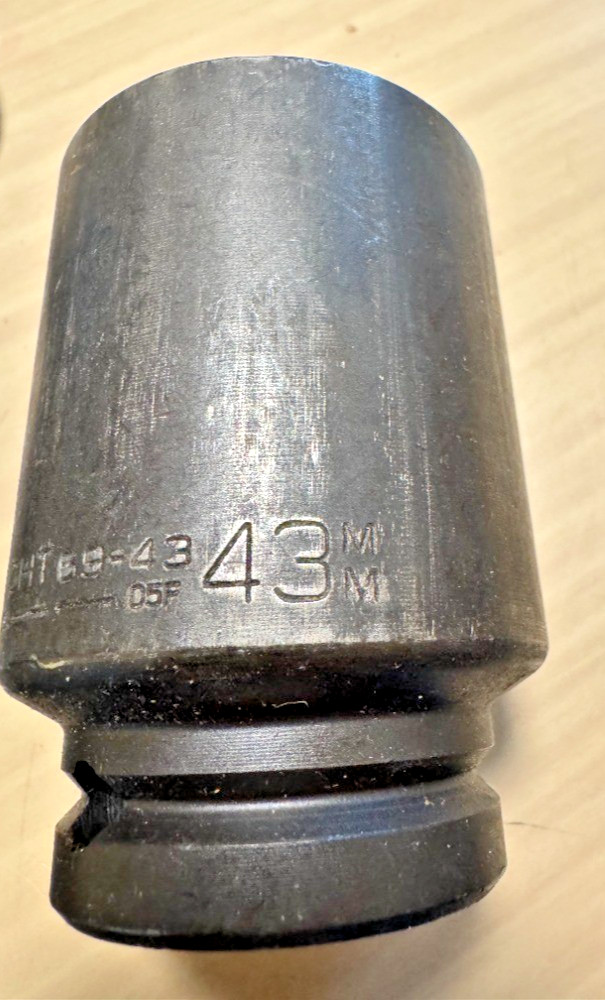 Wright Tool 3/4” Drive 43mm Deep Impact Socket 6pt 69-43MM NEW USA Life Warranty