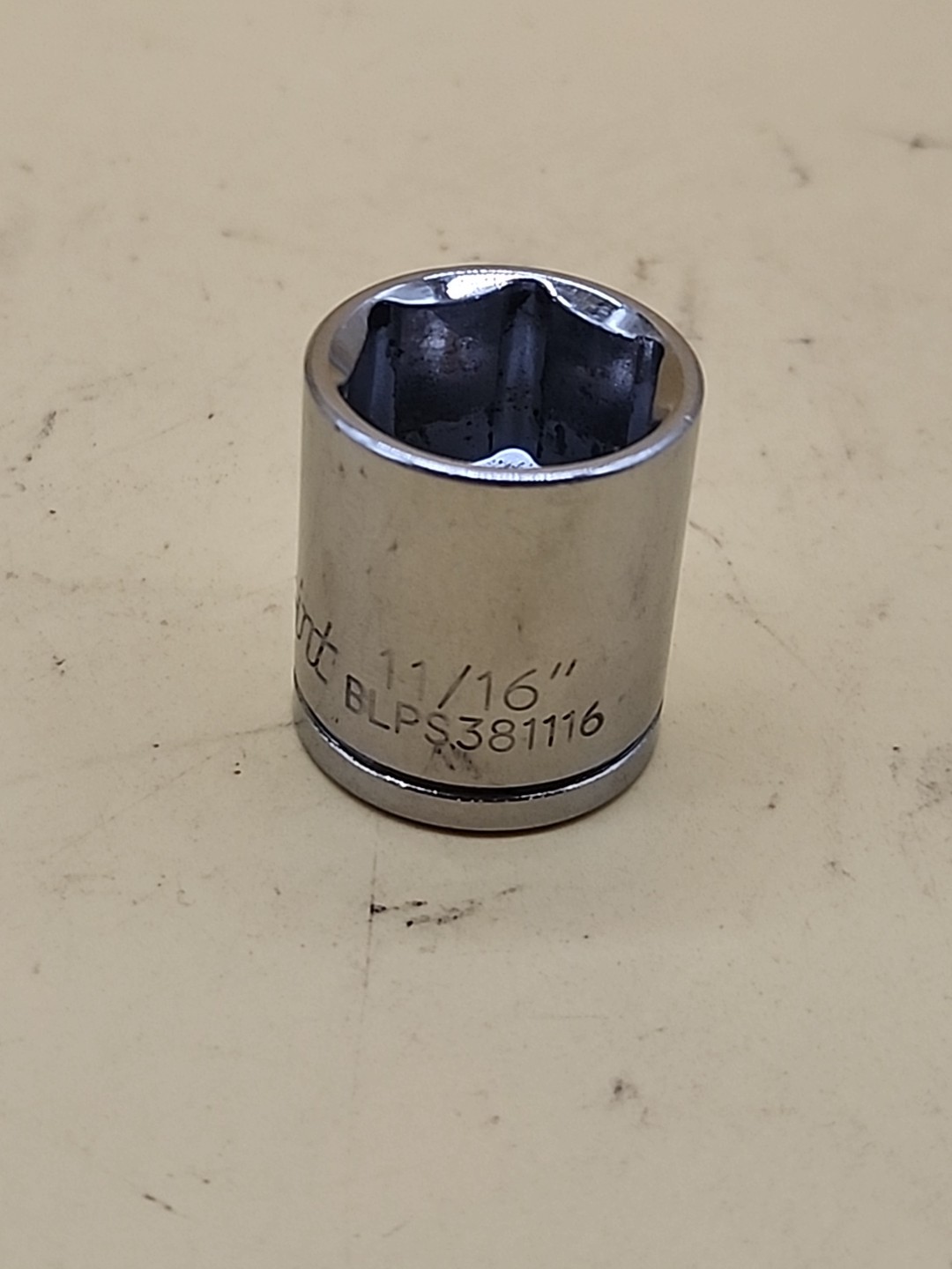 Blue Point Tools BLPS381116 11/16″ Shallow Socket 3/8″ Drive 6 Pt Chrome