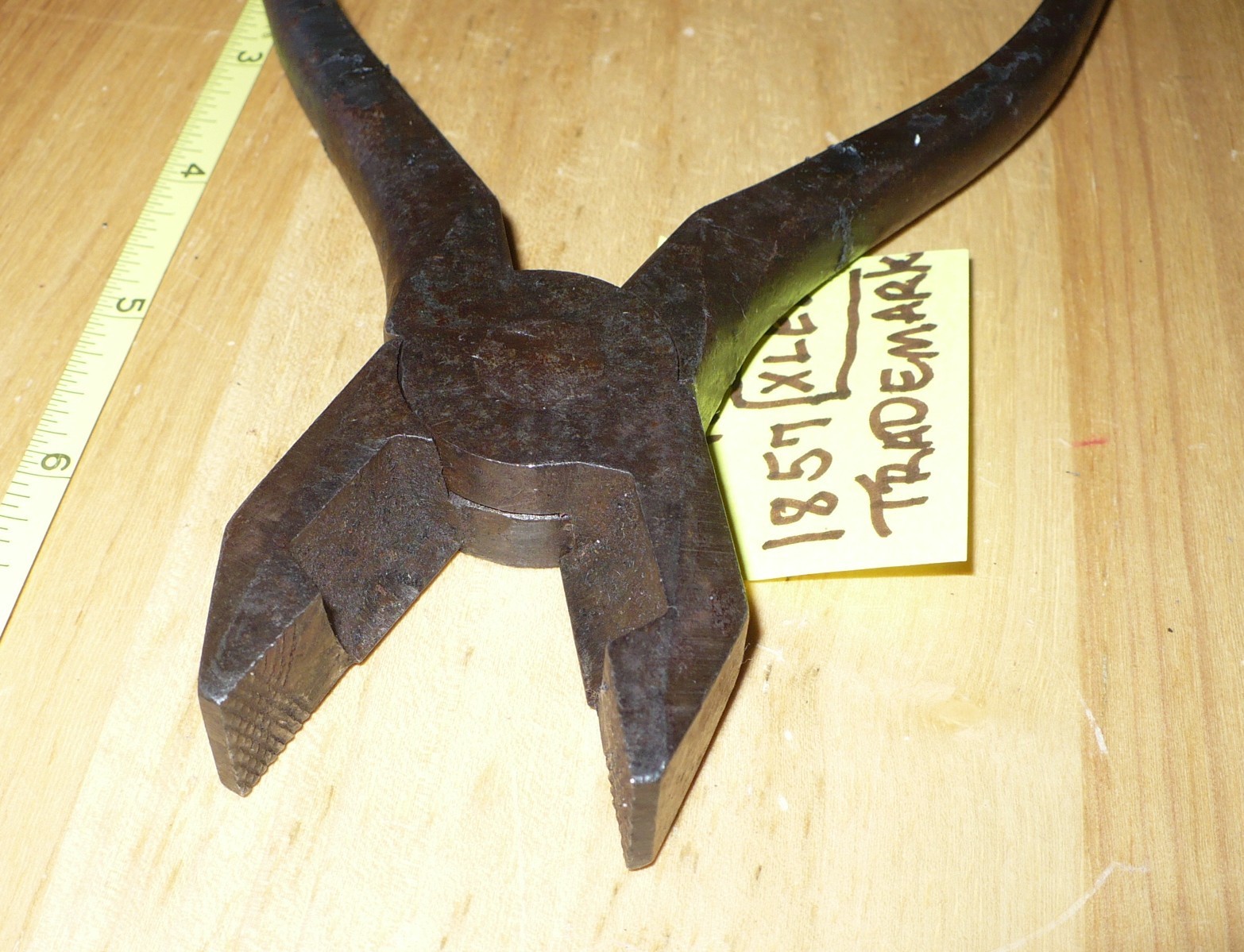 Vintage M. Klein Lineman Pliers 1857 Trademark Reg Chicago USA X L EL 1943 ?