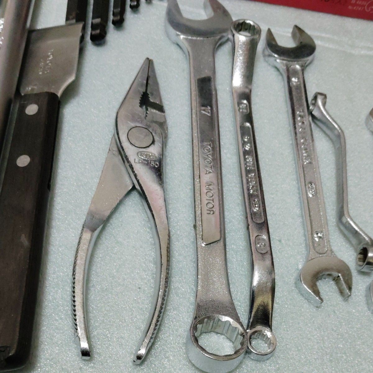 KTC Toyota OEM Tool Lot Ratchet Socket Wrench Set Japan Vintage Garage
