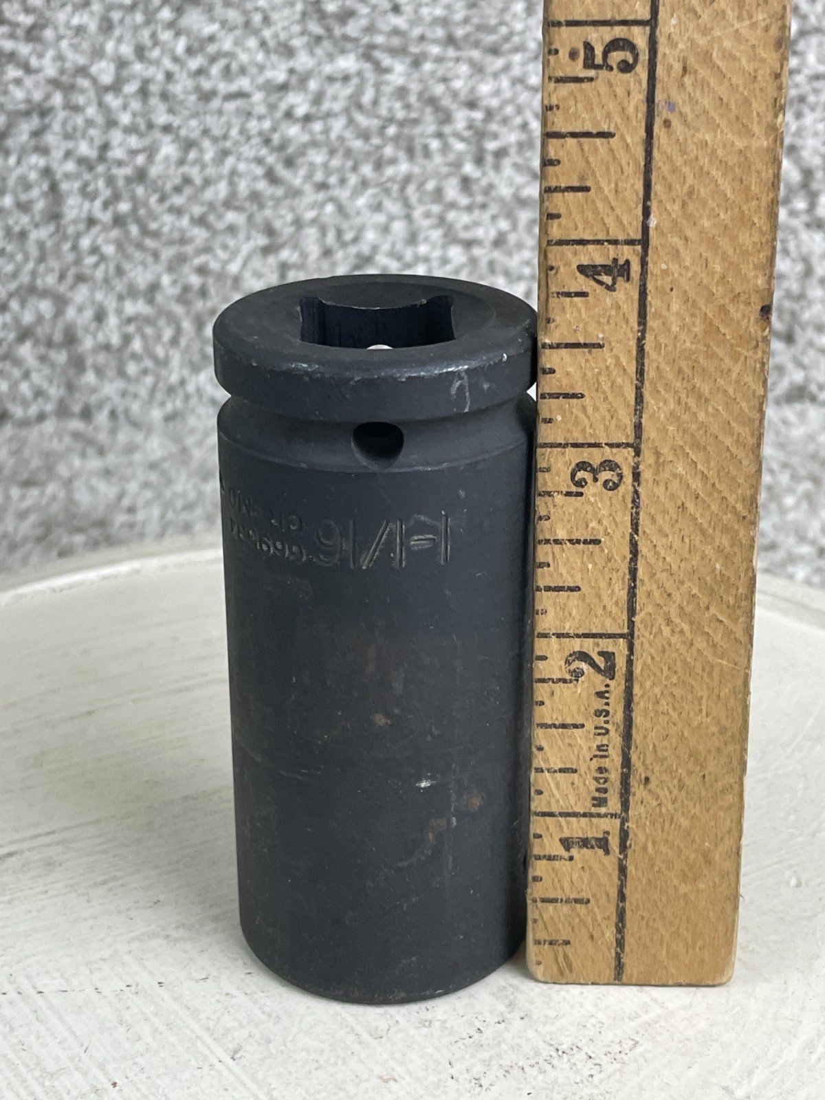 Heavy Duty Deep Impact Socket High Torque Applications 1-1/16 Inch 669534