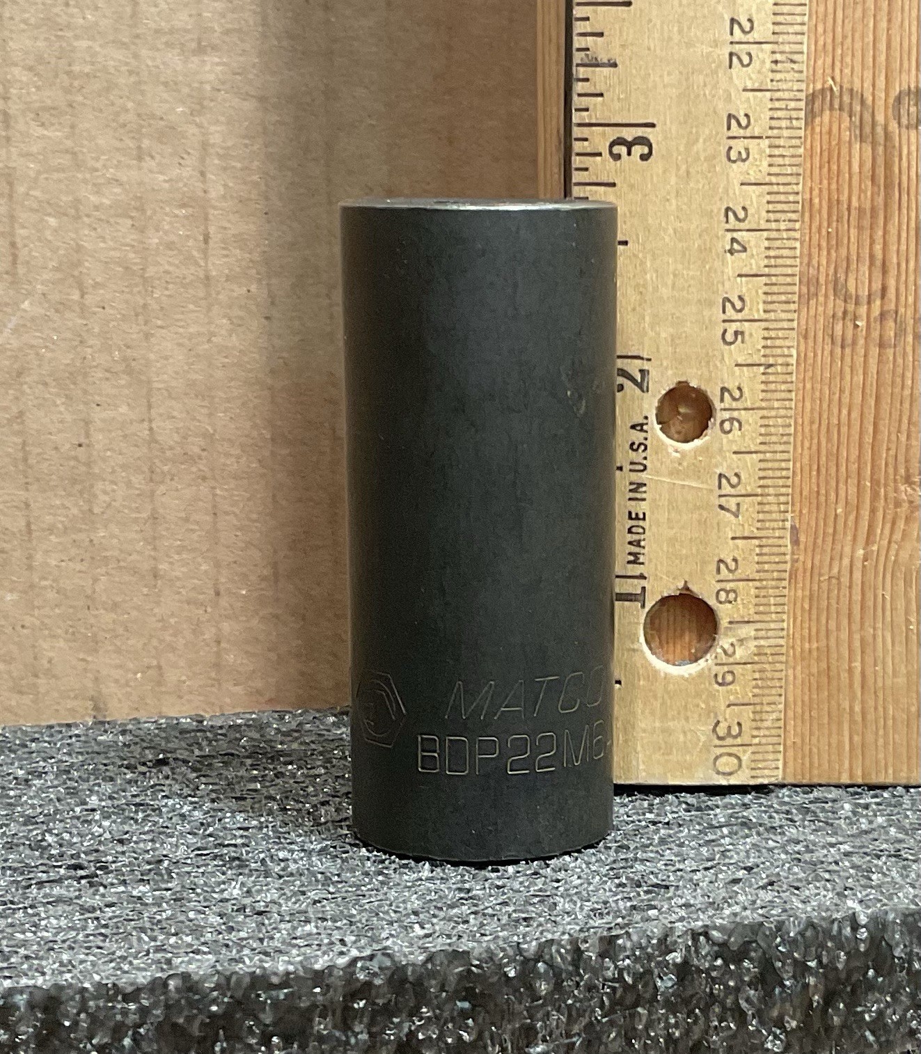 Matco Tools BDP22M6A 22mm 3/8” Drive 6 Point Deep Impact socket
