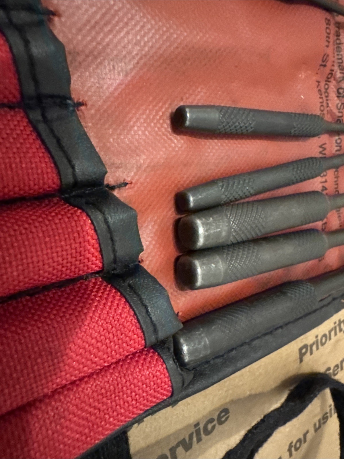 Snap On 8 Piece Roll Pin Punch Set PPR708BK