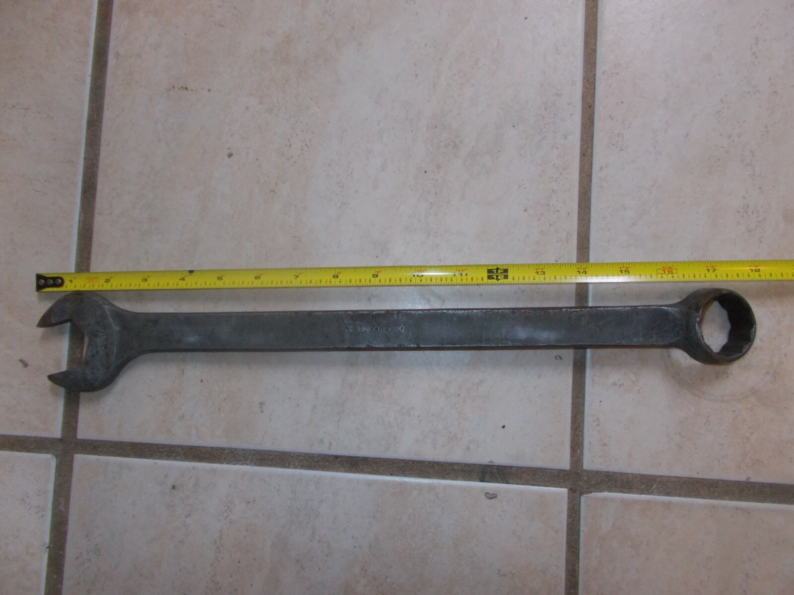 Cornwell USA Long Handle Combination 1-1/4” Wrench 18 Inches Long