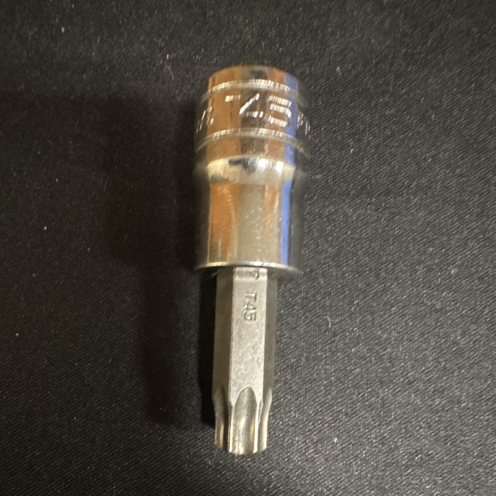 Snap On 3/8 In Drive T45 Torx Standard Bit Socket FTX45E