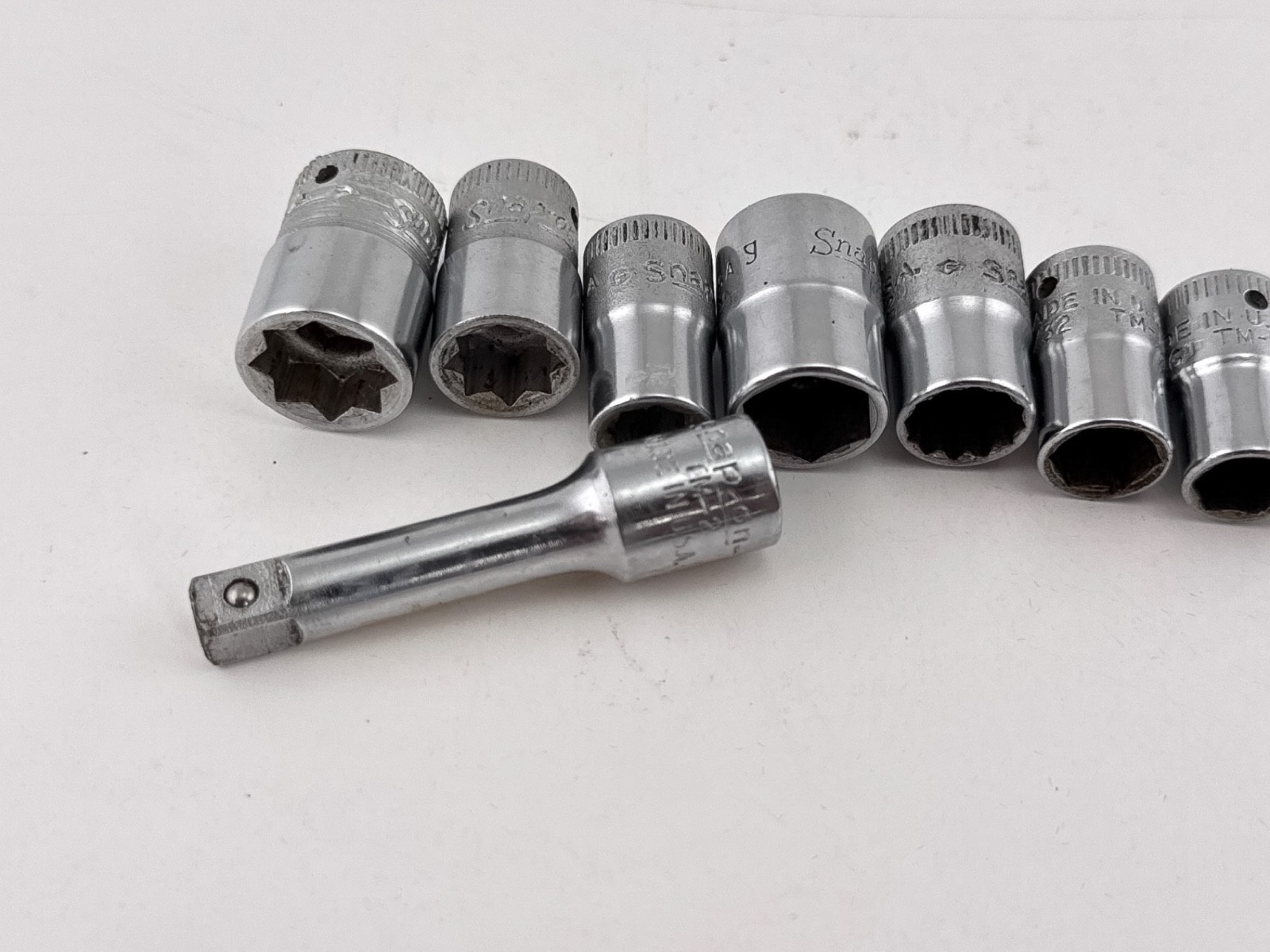 Snap-On Tools USA M-70 M 9/32″ Drive Midget Ratchet w/ Sockets & Extras
