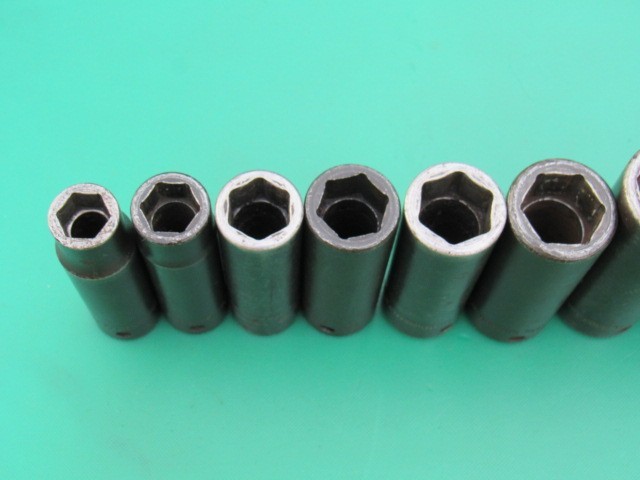 SNAP ON 309SIMY 1/2″ TO 1″ 1/2″ DRIVE SAE 6 PT DEEP IMPACT 9 PC SOCKET SET SIM