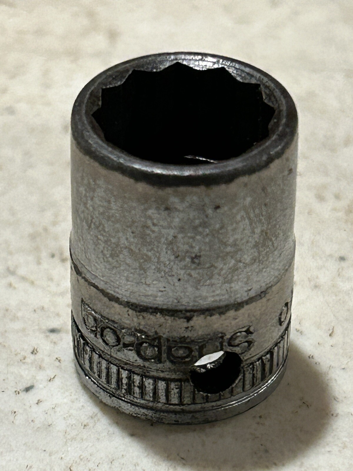 VINTAGE Snap-On F-140 3/8″ Drive 7/16 » Socket 12 Point