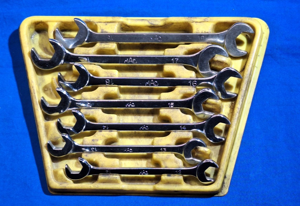 Mac Tools 7 piece Metric 4 way angle wrench set 18mm-12mm SDAM7PT