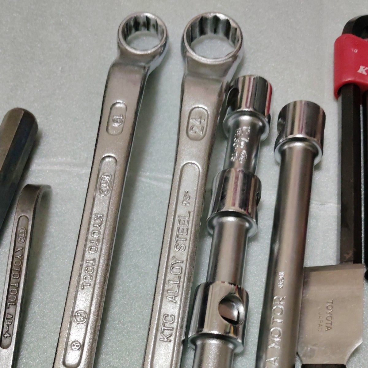 KTC Toyota OEM Tool Lot Ratchet Socket Wrench Set Japan Vintage Garage