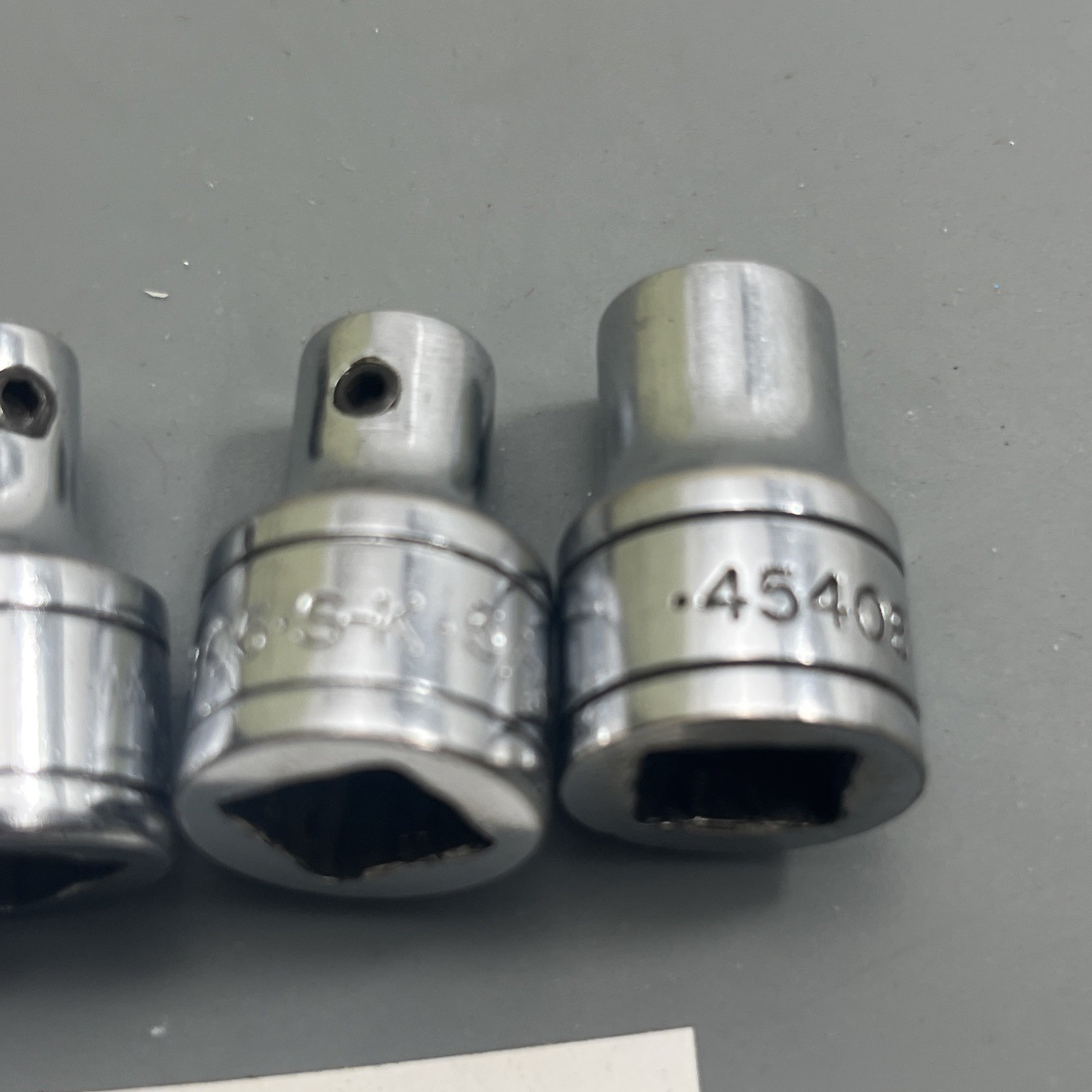 S-K TOOLS USA 4 Piece Socket 3/8″ Drive used replacement socket adapters