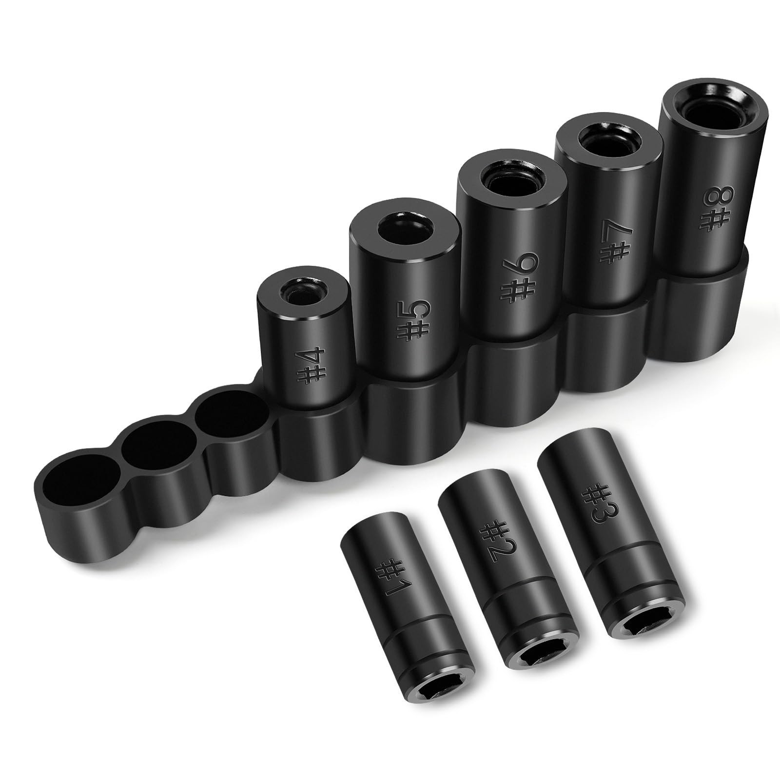 70500 Tap Socket Set 1/4″&3/8″ Drive Fit All MCTI Standard Tap for Socket Wrench