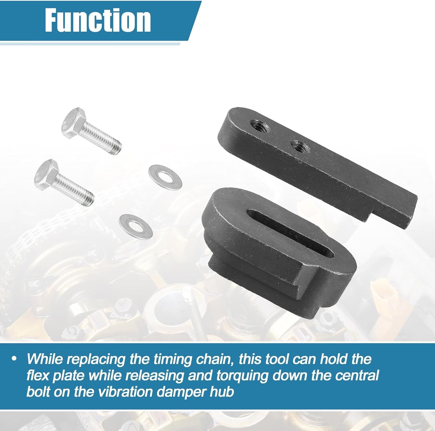 2801 Flywheel Holder for BMW N20 N26 Engines Flex Plate Lock Tool Item of 1 Set