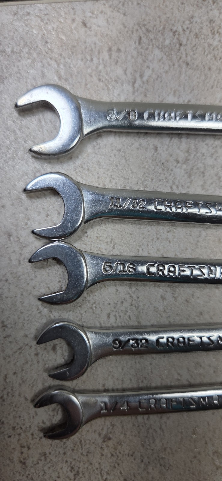 Craftsman V Series 9 Pc Mini Combination Ignition Wrench Set