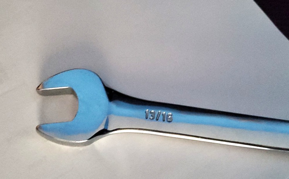 Tekton 13/16 Inch Open Box End Wrench 13in WITH FLAW