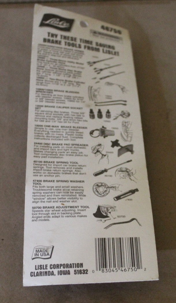 LISLE 46750 BRAKE SPRING TOOL