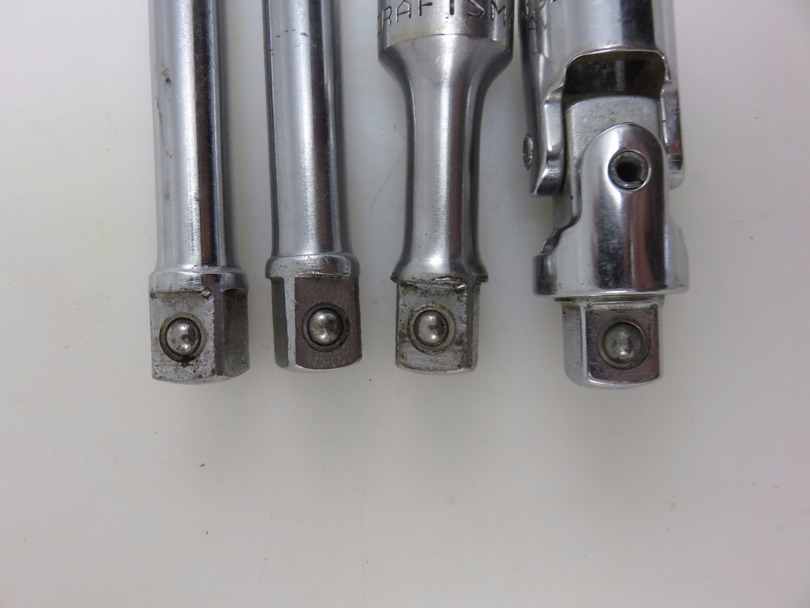 Craftsman 1/2″ Drive Extension 4pc Set 3″ 6″ 10″ Long + Universal Vintage =V= V
