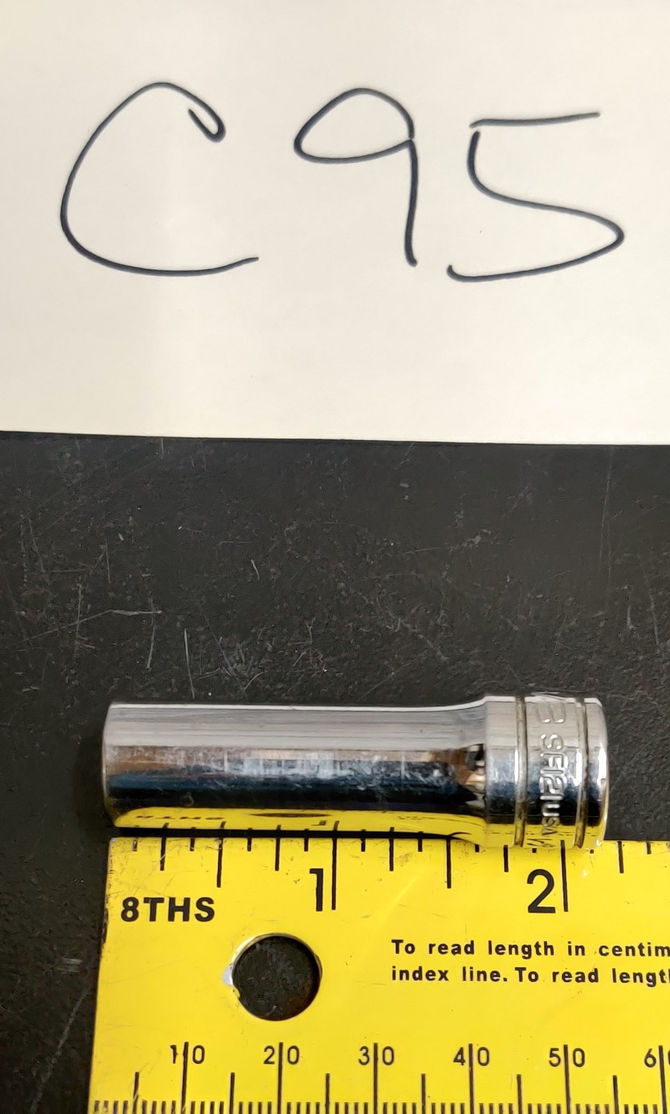 SNAP-ON TOOLS SF121 3/8″ 12 Point Deep 3/8″ Drive Chrome Socket – FREE SHIPPING