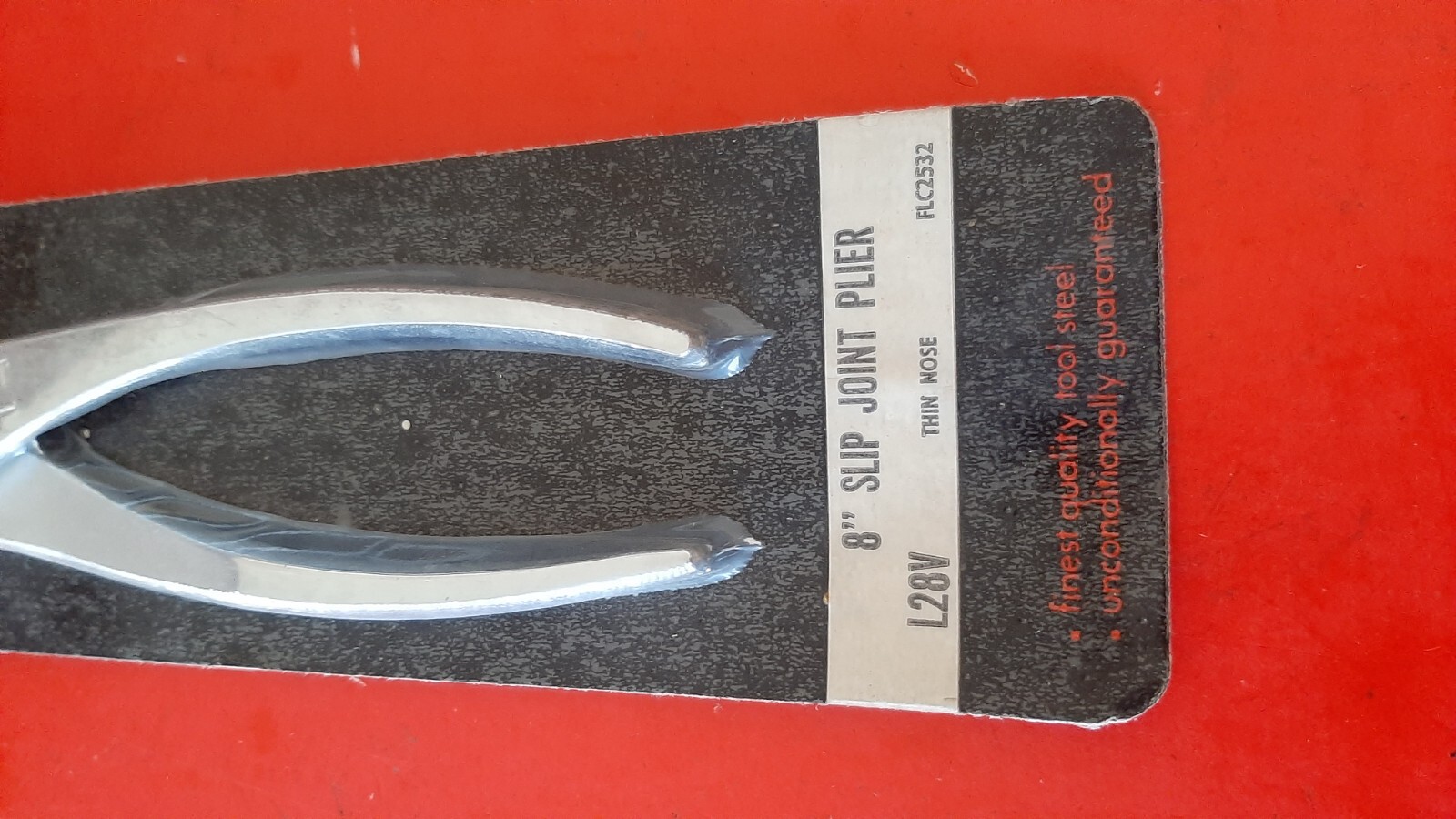 New NOS Vintage Crescent USA Thin Nose Slip Joint Pliers L-28 L28V
