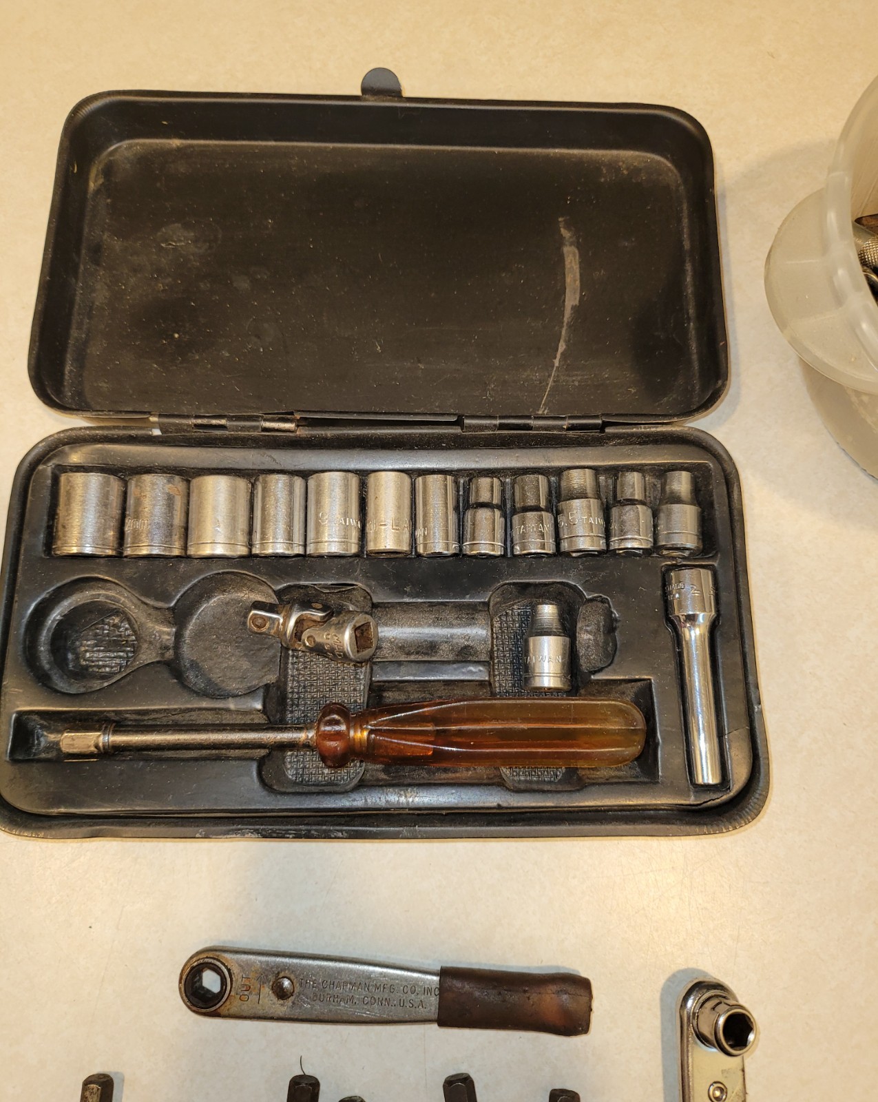 Mixed Lot of Tools Small Socket Set DRIVERS Mixed Sizes & Standard Rachet Impact