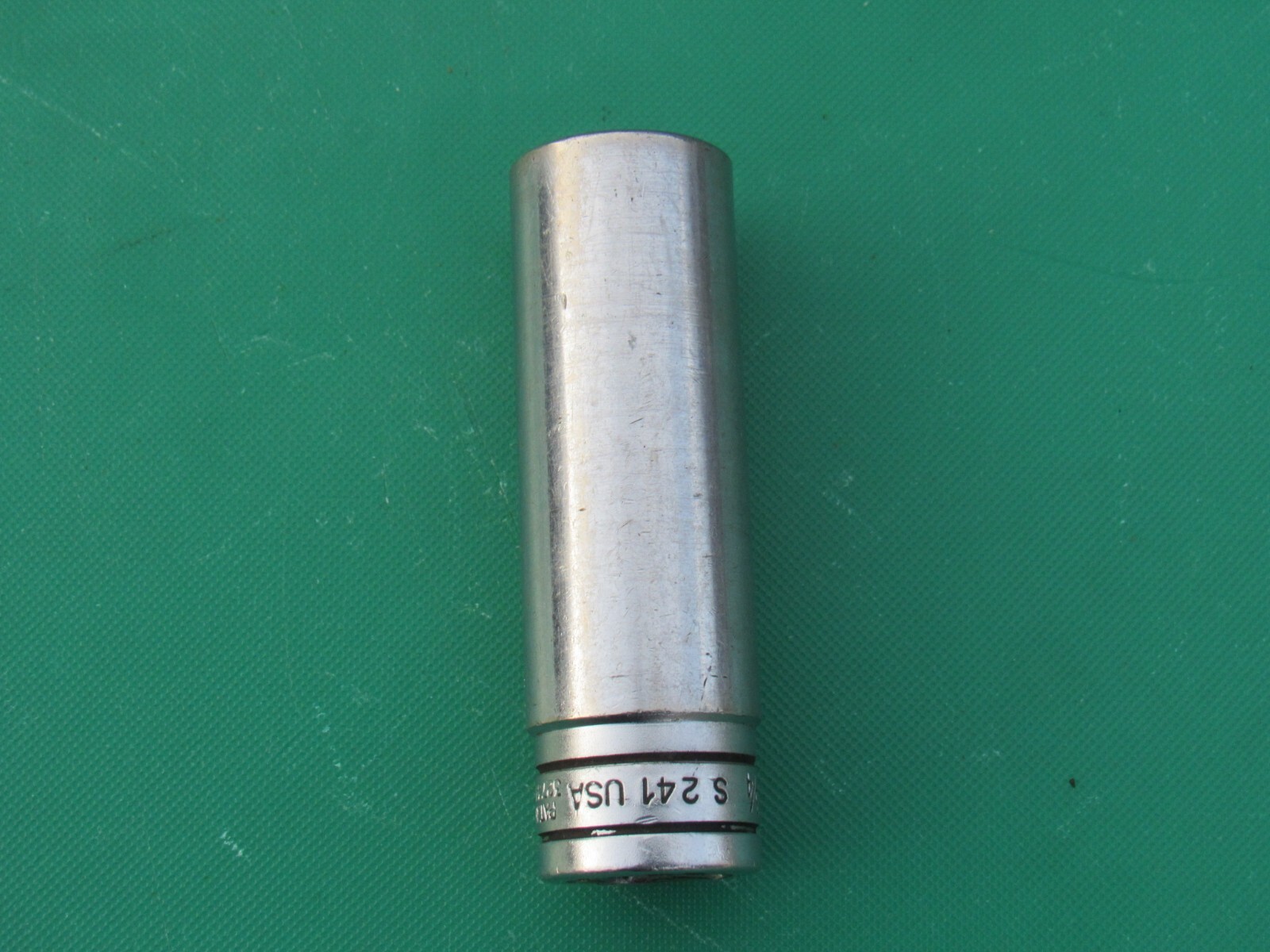 SNAP ON 3/4″ S241 1/2″ DRIVE SAE 12 POINT DEEP CHROME SOCKET 3/4 IN S 241 USED
