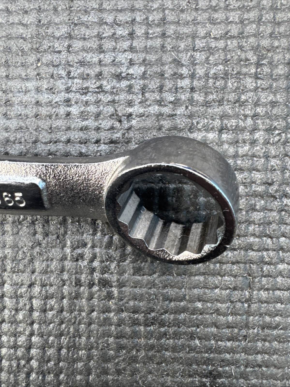 Sears Craftsman USA 43865 5/8 X 3/4 In SAE Stubby 12 Point Box Wrench Nos