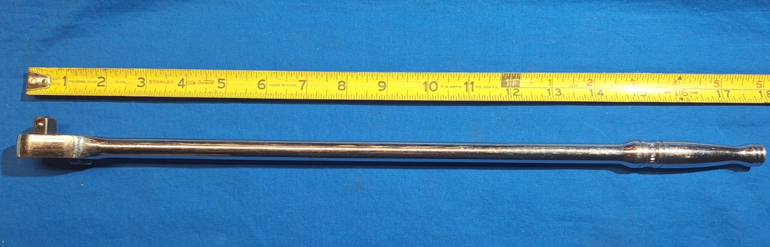 Snap-On FLL80 3/8″ drive extra long handle 18″ ratchet