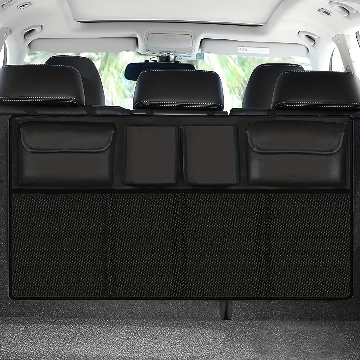 Large Car Boot Organiser Back Seat Hanging Storage Bag Multi Pocket Universal