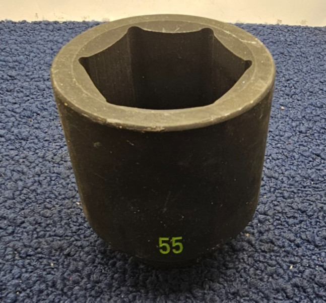 Carlyle 6-Point 55mm Metric Socket – Chrome Molybdenum Steel