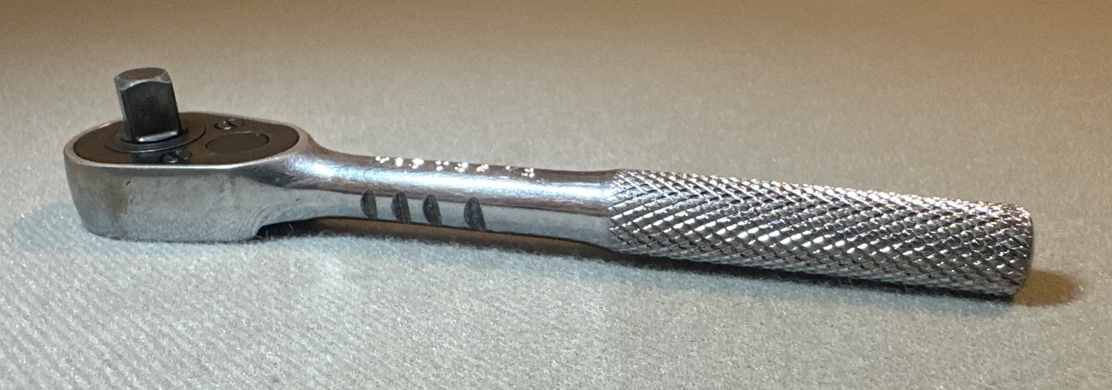 MAC Tools MR5 5″ Long 1/4″ Drive Knurled Handle Ratchet USA