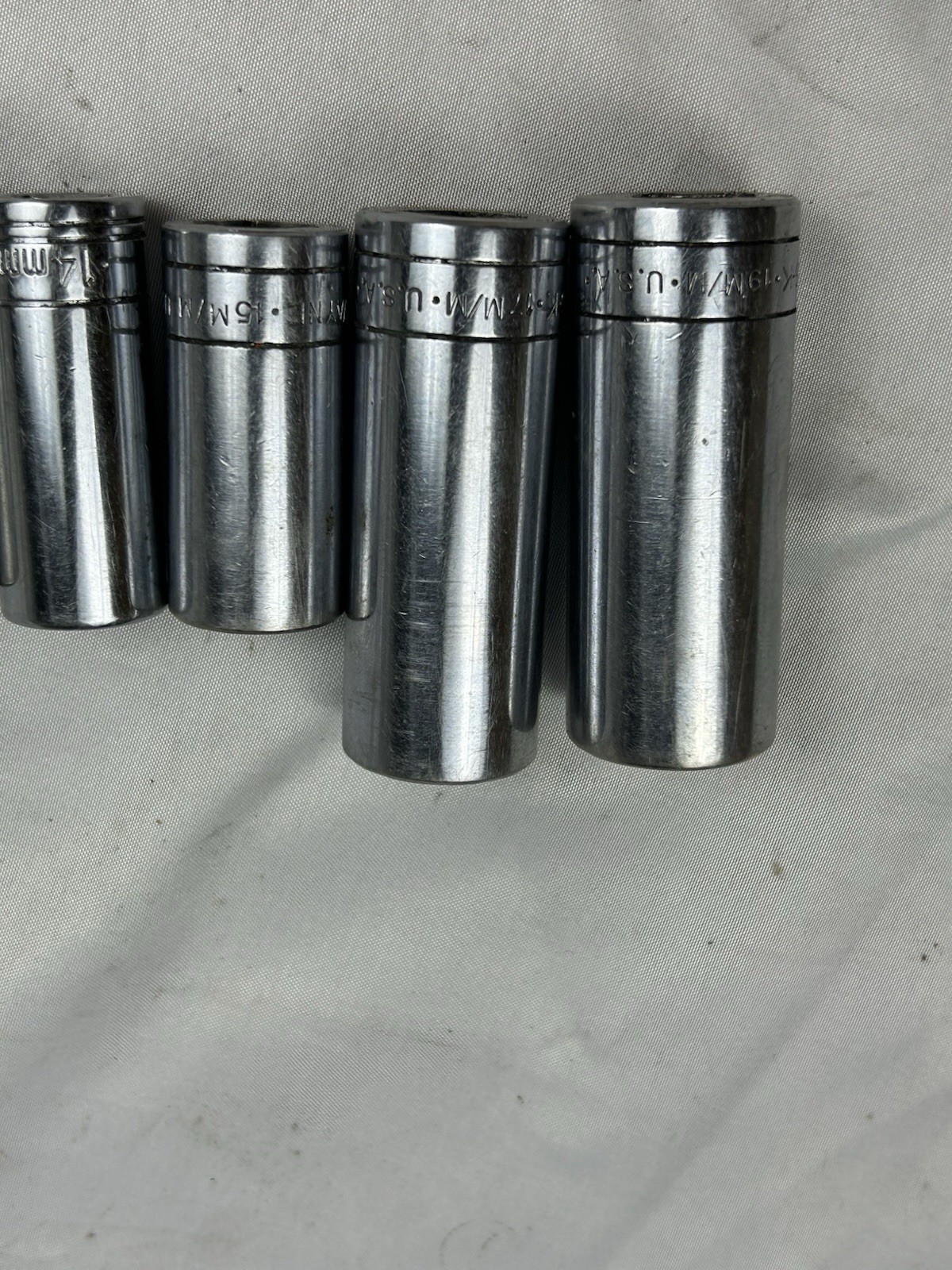 VTG SK Tools 3/8 Dr 8pc Metric DeepWell Socket Set 6pt 10mm-19mm USA