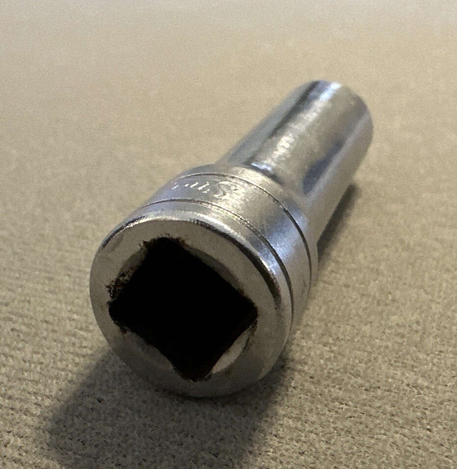 Snap On Tools SFS-121 3/8″ Deep Chrome Socket 3/8” Drive 6 Point USA SFS121