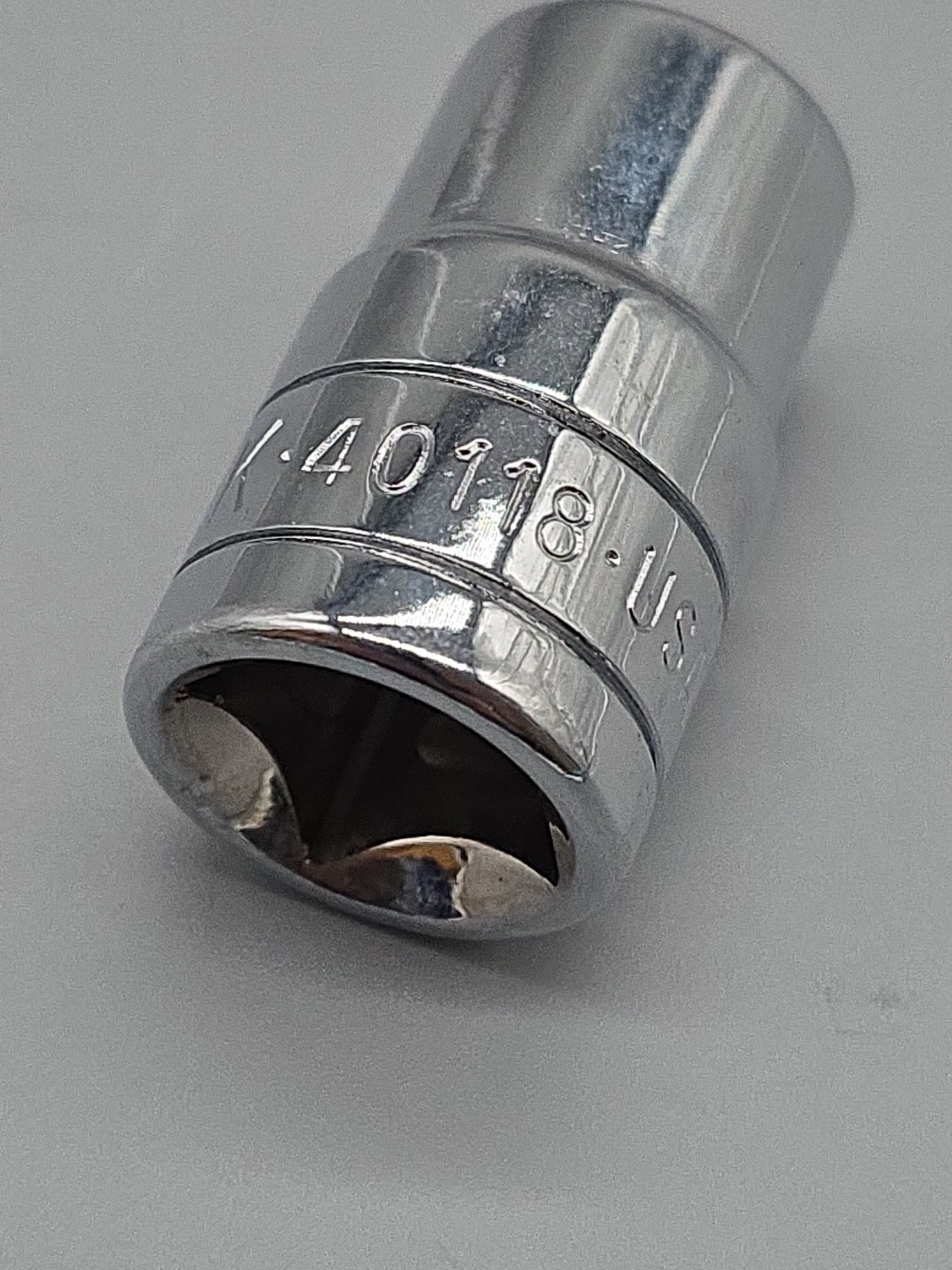 S-K Tools 9/16″ 6 Point Shallow Chrome Socket 1/2″ Drive 40118 USA