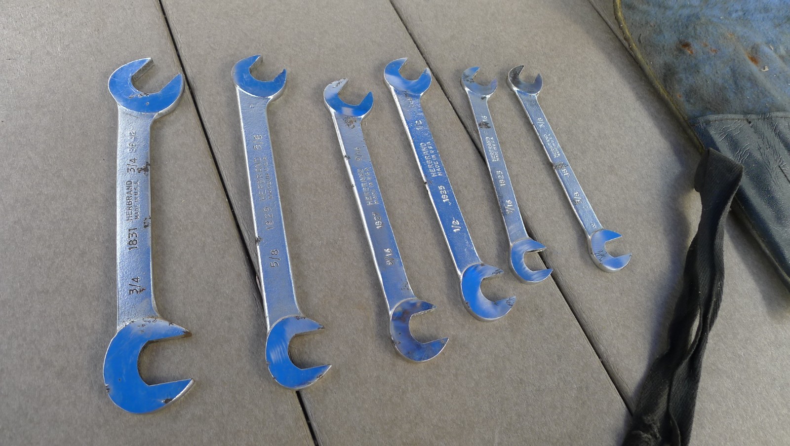 6 PC. OFFSET HERBRAND WRENCH SET 3/8″ TO 3/4″