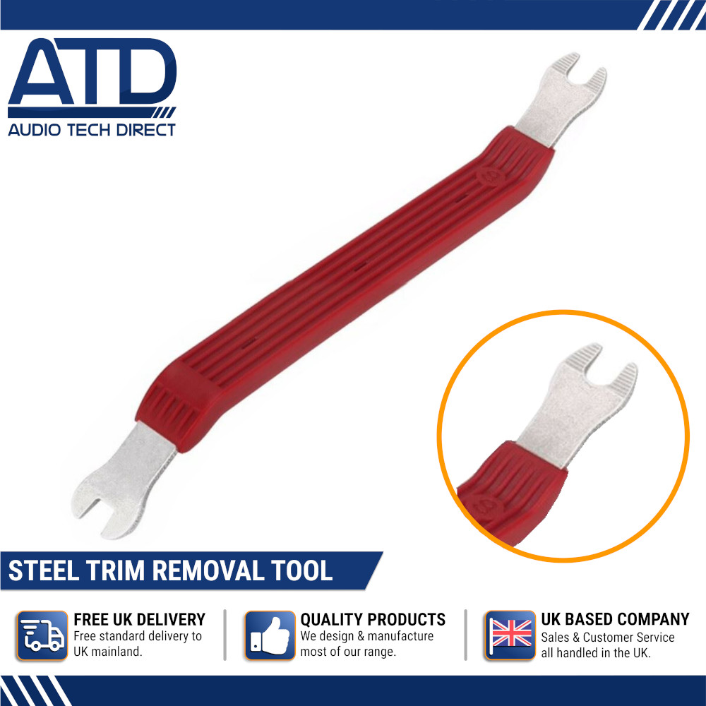 Car Panel Trim Door Clip Fastener Removal Tool Pry Dash Interior Red Plastic UK