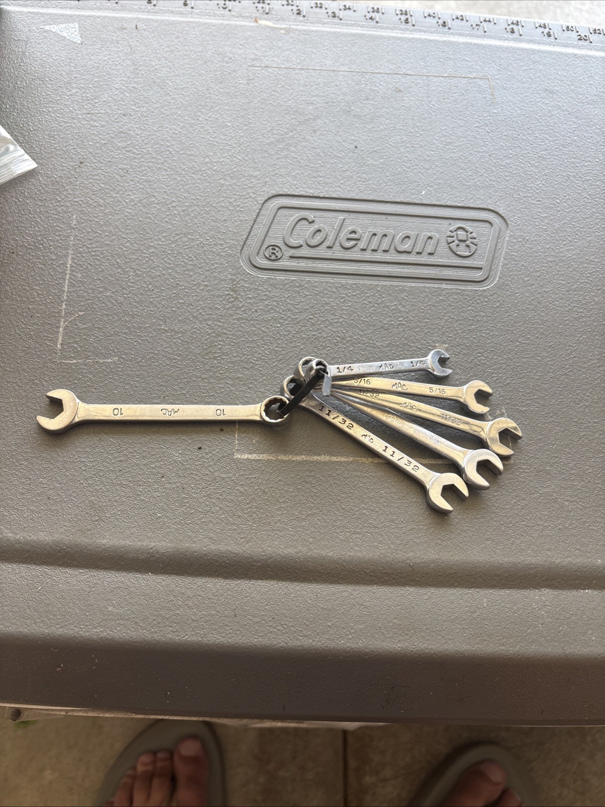 Mac Tools USA 1/4-3/8” + 10mm Ignition Wrench Set Lot Of 6
