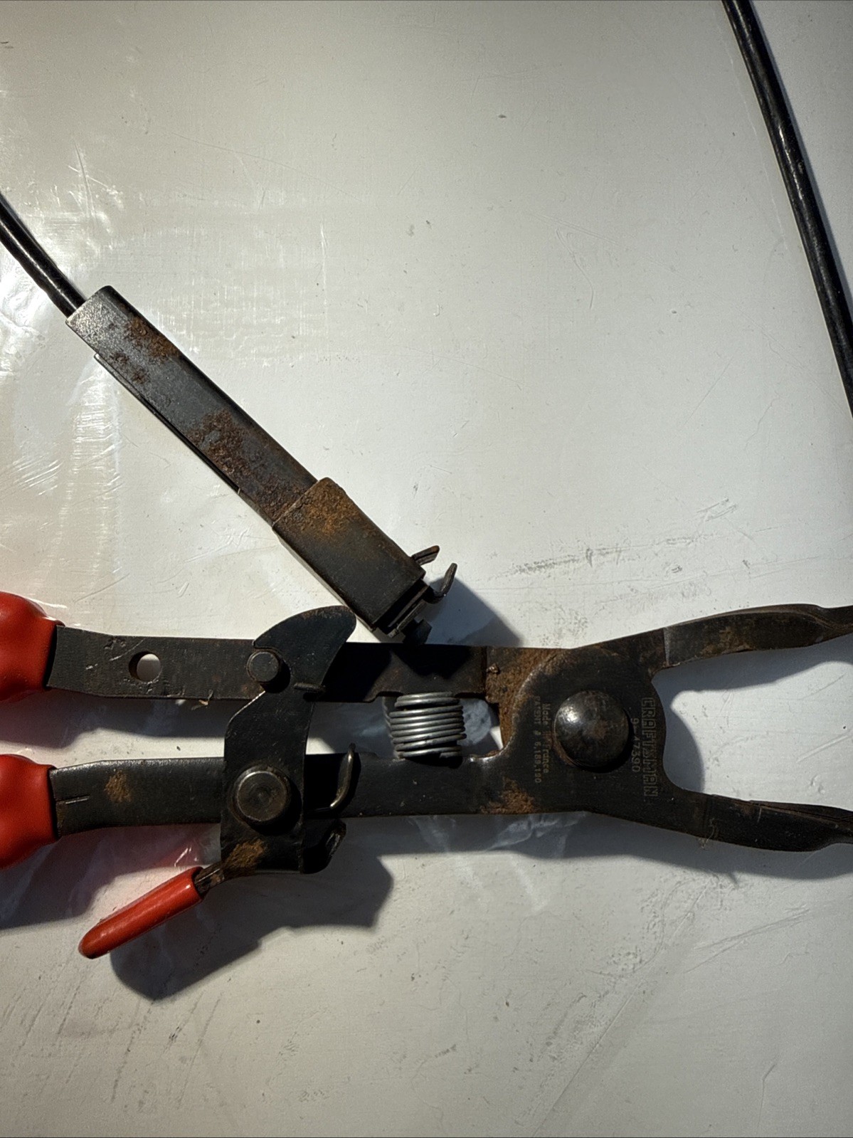 Craftsman 9-47390- Cable Operated Locking hose Clamp Pliers/Rare, Made In France