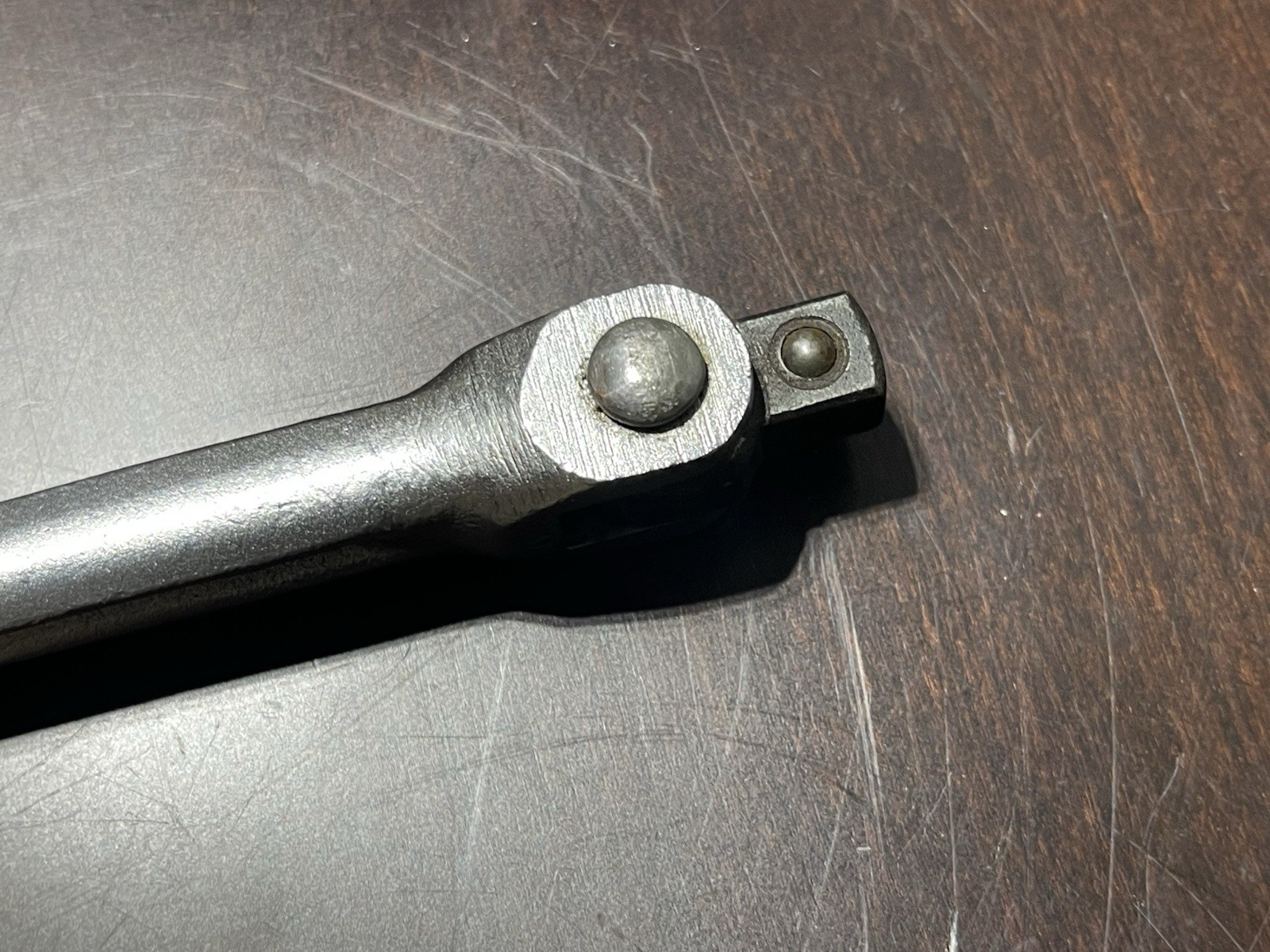 Vintage Craftsman 3/8 inch drive flex head breaker bar, -V- 44363 Forged in USA